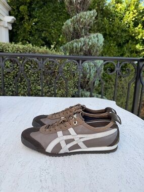 Onitsuka Tiger Mexico 66 SD VIN Clay Canyon/Cream Brown Leather & Suede Sneakers